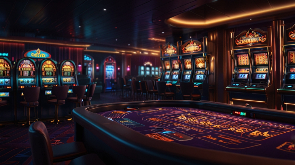 Bonusregeln und Codefelder in einer dunklen Casino-Ansicht