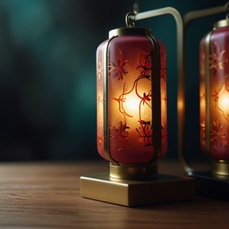 Silk Lanterns Fiery Play